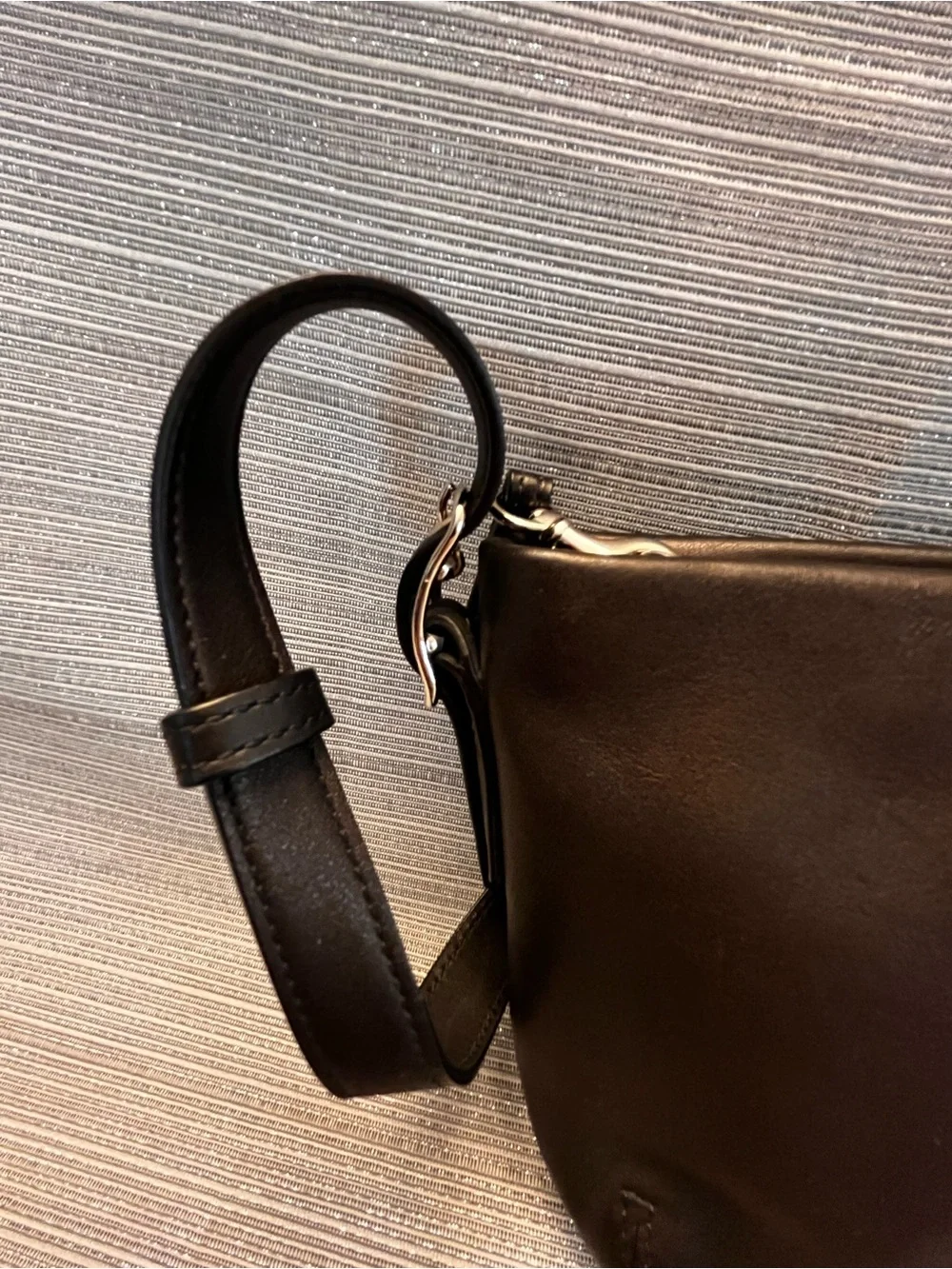 Vintage Coach Legacy Demi Black Leather Baquette Shoulder Bag Never Used